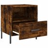 vidaXL Bedside Cabinets 2 pcs Smoked Oak 40x35x47.5 cm Engineered Wood