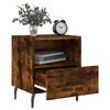 vidaXL Bedside Cabinets 2 pcs Smoked Oak 40x35x47.5 cm Engineered Wood