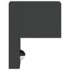 vidaXL Outdoor Wall Light with Sensor Black Die-cast Aluminium