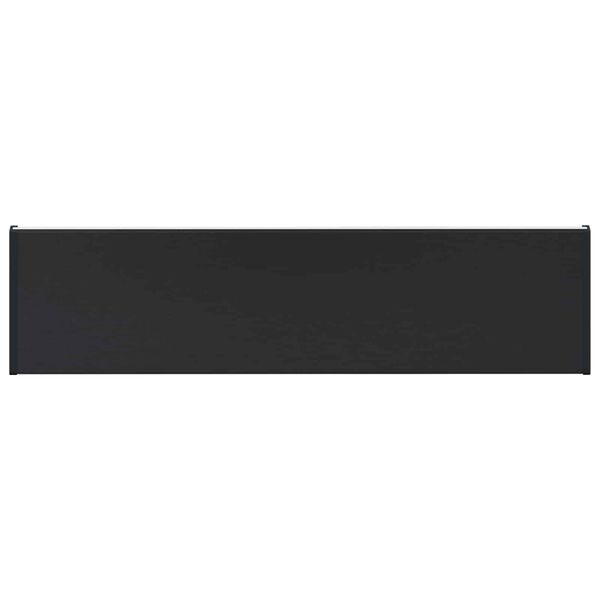 vidaXL Window Sill Anthracite with Wood Grain 100 x 20 x 4.5 cm PVC