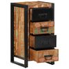 vidaXL Drawer Cabinet Multicolour 40x40x75 cm Solid Wood Reclaimed