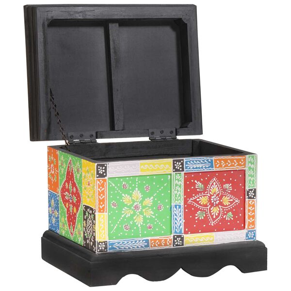 vidaXL Storage Box Multicolour 40 x 30 x 30 cm Solid Mango wood