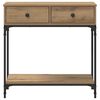 vidaXL Console Table Artisan oak 75 x 34.5 x 75 cm Engineered wood