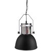 vidaXL Ceiling Lamp 2 pcs Height-adjustable Modern Black Metal