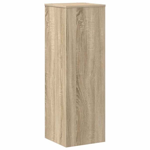 vidaXL Plant Stand Sonoma Oak 33x33x100 cm Engineered Wood