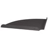 vidaXL Corner Floating Shelf with Shelf 2 pcs Black 30 x 30 x 2 cm