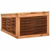 vidaXL Greenhouse 60x80x45 cm Solid Pinewood and Willow