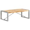 vidaXL Coffee Table | Brown and grey | Rough mango wood, powder-coated steel