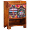 vidaXL Shoe Cabinet with Shelf Brown 55 x 35 x 75 cm Solid Acacia Wood