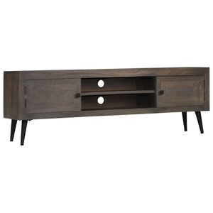 vidaXL TV Cabinet | Brown | Mango Wood | 140x30x45 cm | TV Cabinet | Rectangular