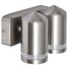 vidaXL Wall Lamp | Stainless Steel | Compact | Wall Lamp | Cone-shaped | Modern