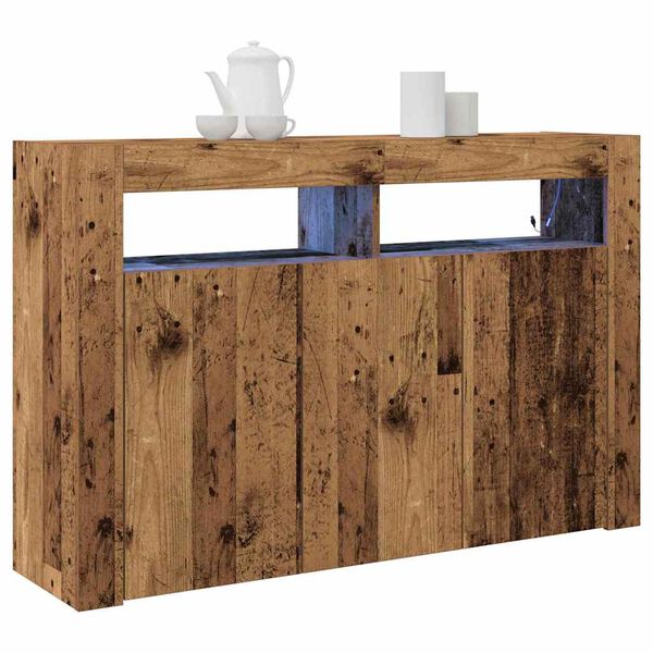 vidaXL Sideboard Old Wood 116 x 30 x 75 cm Engineered Wood