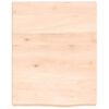 vidaXL Bathroom Countertop 40x50x(2-4) cm Untreated Solid Wood