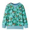 vidaXL Kids' Sweatshirt Light Green Melange 92