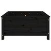 vidaXL Garden Planter Black 82.5x82.5x39 cm Solid Wood Pine