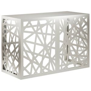 vidaXL Air Conditioner Cover Silver 90 x 40 x 60 cm Stainless Steel