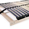 vidaXL Slatted Bed Base without Mattress with 42 Slats 7 Zones 70x200 cm