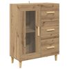 vidaXL Highboard Artisan Oak 69.5 x 34 x 180 cm Engineered Wood