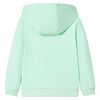 Kids' Hooded Sweatshirt with Zip Bright Green 116