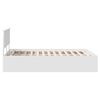 vidaXL Bed Frame with Headboard White 150 x 200 cm Engineered Wood