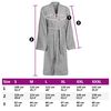 vidaXL Bathrobe KINN Grey M Cotton