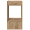 vidaXL End Table Artisan Oak 30 x 30 x 56 cm Engineered Wood