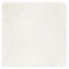 vidaXL Faux Sheepskin Rug TAFALLA White 160 x 160 cm Polyester