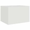 vidaXL Coffee Table White 67x50x44 cm Steel