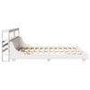 vidaXL Bed Frame without Mattress White 200x200 cm Solid Wood Pine