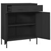 vidaXL Storage Cabinet Anthracite 80x35x101.5 cm Steel