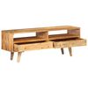 vidaXL TV Cabinet 110x30x41 cm Solid Wood Mango
