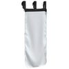 vidaXL Curtains for Loft Bed White and Black Polyester