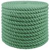 vidaXL Jute Rope 24 mm Green 100% Tossa jute