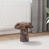vidaXL Stool Natural 35 x 35 x 35 cm Solid Teak Wood