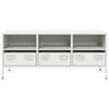 vidaXL TV Cabinet White 101.5x39x43.5 cm Cold-rolled Steel