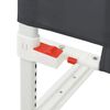 vidaXL Toddler Safety Bed Rail Dark Grey 100x25 cm Fabric