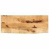 vidaXL Table Top 90x30x2,5 cm Live Edge Solid Wood Rough Mango