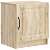 vidaXL Bedside Cabinet Sonoma Oak 43 x 34.5 x 47 cm Engineered Wood