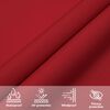 vidaXL Sunshade Sail Oxford Fabric Square 6x6 m Red