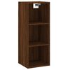 vidaXL Highboard Brown Oak 34.5x34x180 cm Engineered Wood