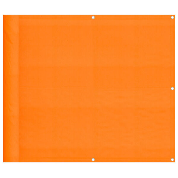 vidaXL Balcony Screen Orange 90x700 cm 100% Polyester Oxford