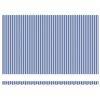 vidaXL Retractable Awning Manual Blue and White 500 x 300 cm
