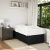 vidaXL Bed Frame without Mattress Black 80x200 cm Velvet