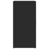 vidaXL Sideboards 2 pcs Black 59x39x80 cm Engineered Wood