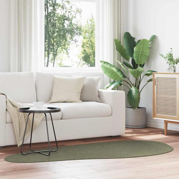 vidaXL Area Rugs HUARTE Forest green 100 x 200 cm Polyester