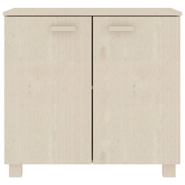 vidaXL Sideboard HAMAR Honey Brown 85x35x80 cm Solid Wood Pine