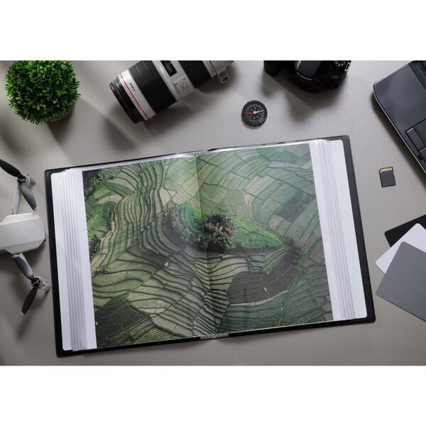 rillstab Display Book A4 100 Pockets Black