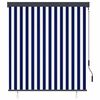 vidaXL Outdoor Roller Blind 140x250 cm Blue and White