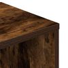vidaXL Book Cabinet Smoked Oak 34x31x112 cm Engineered Wood