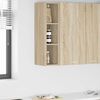vidaXL Hanging Cabinet Sonoma Oak 20 x 29.5 x 80 cm Engineered Wood